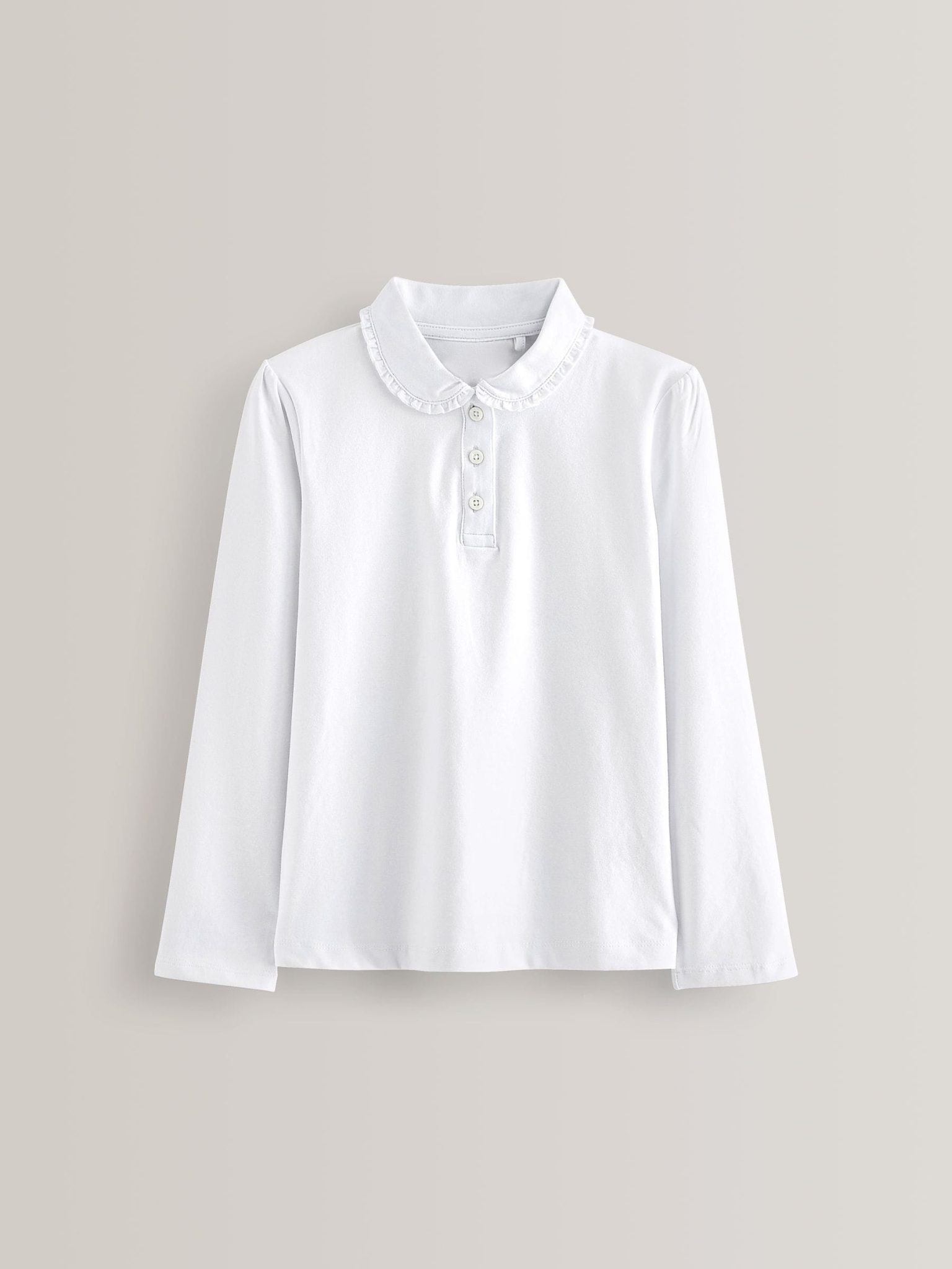croien_tricou_polo_fete_maneca_lunga_guler_cu_volanase_alb